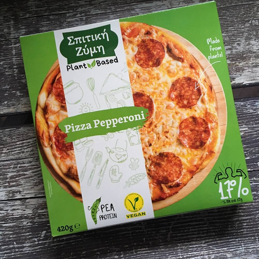 IONIKI Σπιτική Ζύμη Pizza Pepperoni για vegan