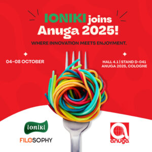 Ioniki | Συμμετέχει στην έκθεση Anuga 2025 στην Κολωνία!