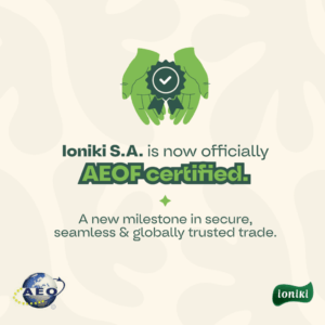 Ioniki | Έλαβε την πιστοποίηση AEOF
