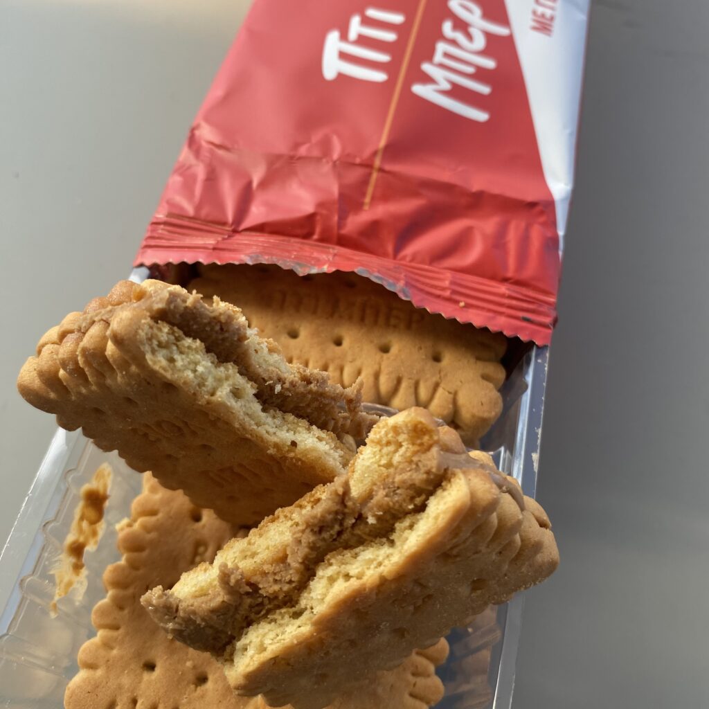 Γεμιστά μπισκότα ΠΤΙ ΜΠΕΡ με κρέμα speculoos