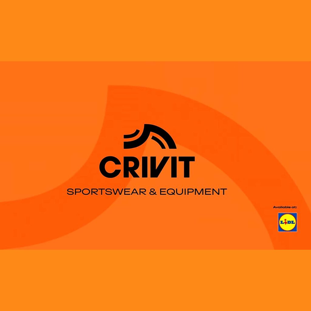 Η φωτογραφία έχει το λογότυπο Crivit