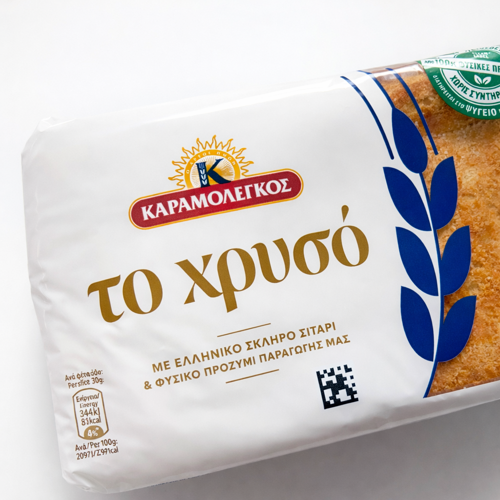 Καραμολέγκος - Το Χρυσό | Νέο ψωμί για τοστ με ελληνικό σκληρό σιτάρι 360g 1 IMG 3924 - Greek Market News