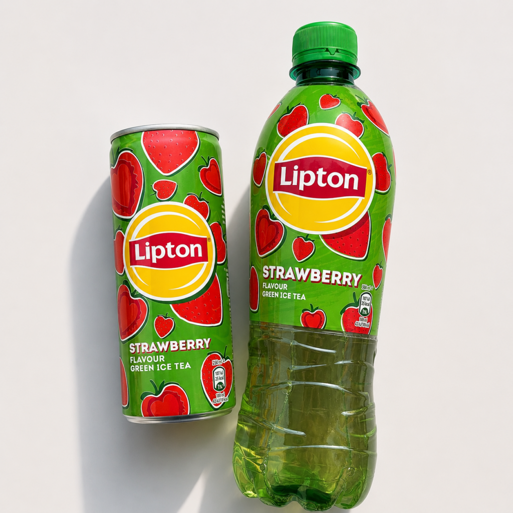 PepsiCo Hellas - Lipton | Νέο Lipton Ice Tea με γεύση Φράουλα - Strawberry 1 Συσκευασίες 250ml και 500ml